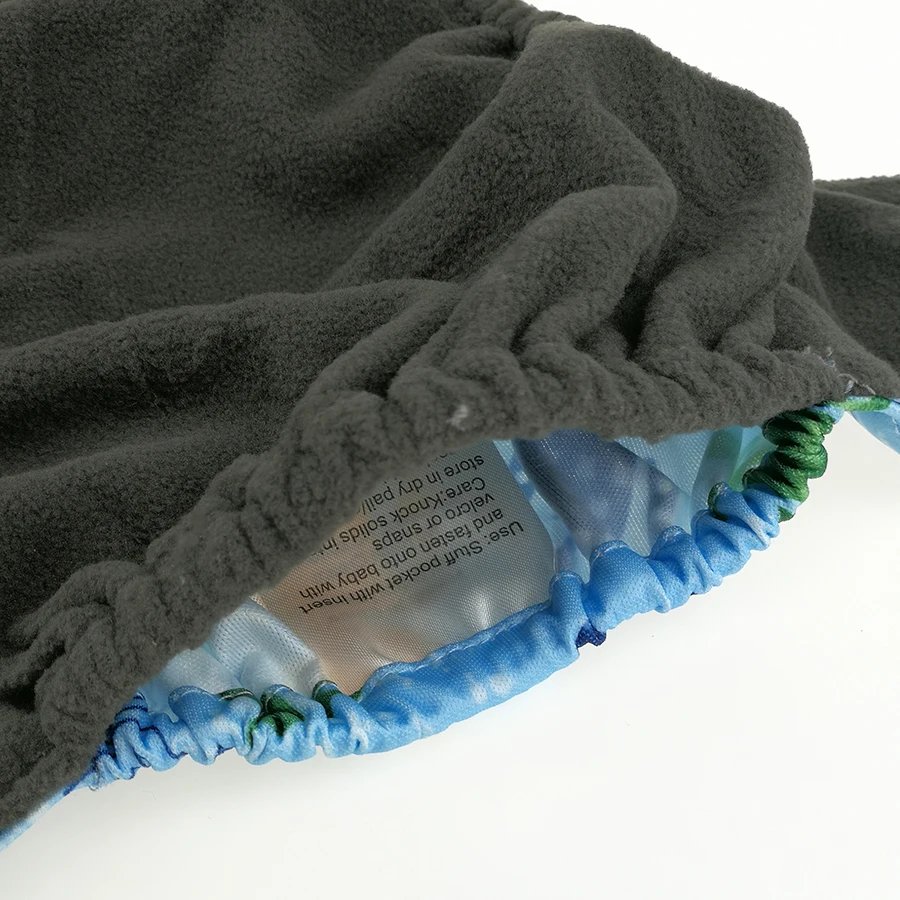 

[usurpon] 1pc Bamboo Charcoal Baby Cloth Diaper reusable washable pocket bamboo diaper for baby Ecological diaper suit 0-2 years