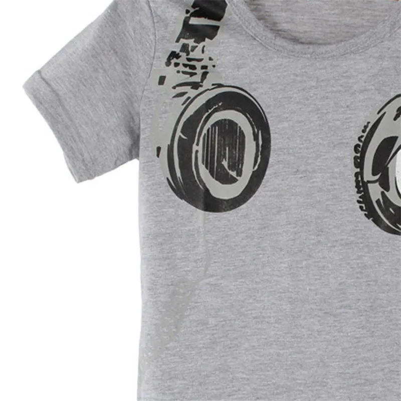 Летняя детская футболка для мальчиков с рисунком наушников Детские футболки