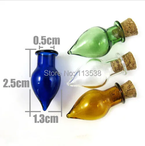 Beat selling 20sets Glass Vial pendant diy locket &amp Wooden cork &ampEye Bolts Needle globes Pendants Set no filler | Украшения и