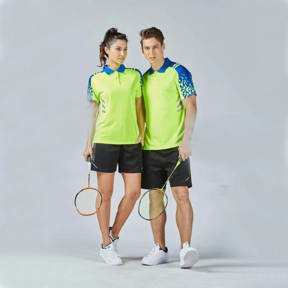 Спортивная одежда для бадминтона быстросохнущая дышащая пар женщин и мужчин