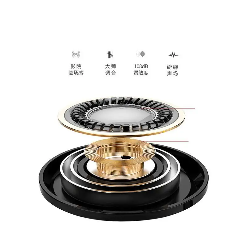 Наушники-вкладыши Kuulee для Apple Android универсальные проводные наушники телефона