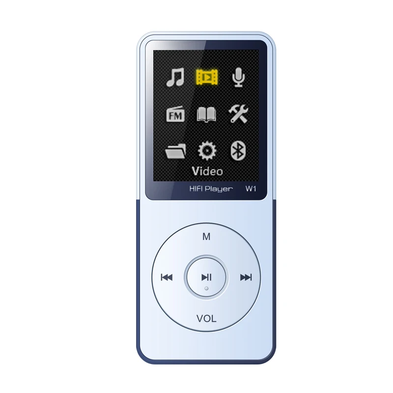 IQQ HIFI MP3 музыкальный плеер W1 динамики USB FM 8 GB Reproductor mp3 портативное радио Поддержка