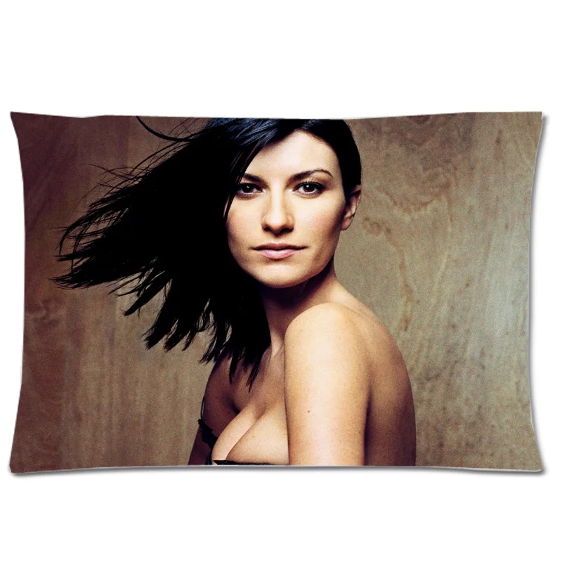 Лаура паузини два боковых напечатанная наволочка индивидуальная подушка