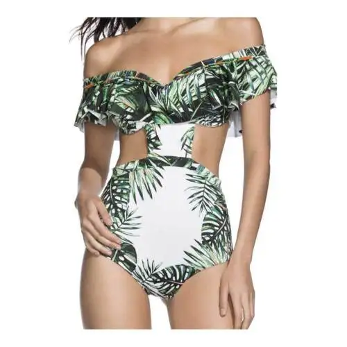 Женский купальник бандажный комплект бикини бюстгальтер пуш-ап с мягкими