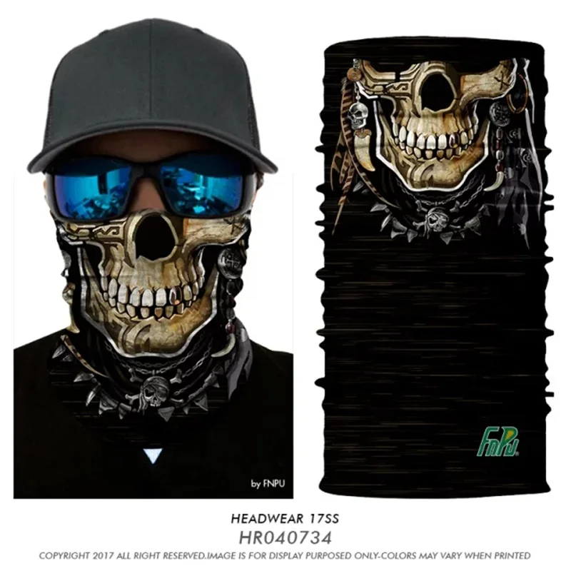 3D Лыжная маска-Балаклава Joker Facemask Ghost Durag Маска Тушь для ресниц Мотоцикл Лыжная Маска Мотоцикл Велоспорт Женщины Мужчины шарф бандана