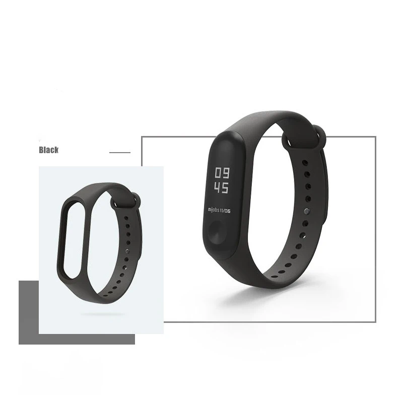 5 шт. mi Band 3 Аксессуары Pulseira band ремешок сменный силиконовый для Xiao умный браслет на