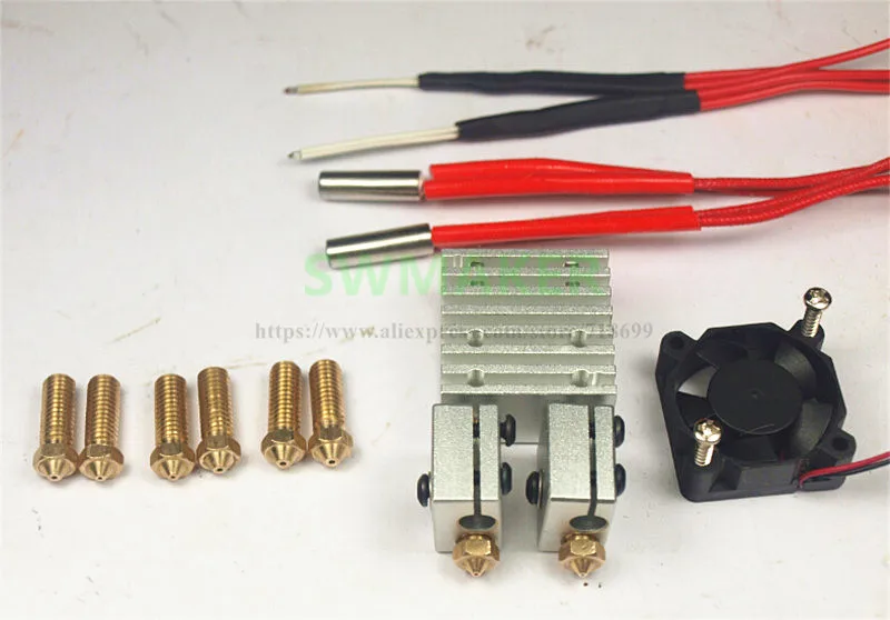 Набор для сборки 3D-принтера SWMAKER Reprap Chimera Dual Volcano HotEnd 1 75 мм | Компьютеры и офис