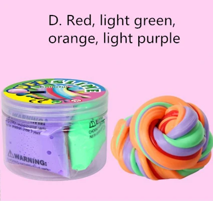 D DIY выдувные пузыри слизью конфеты цвет смешивания Playdough хлопок Шарм пена Играть глина модель производитель шпатлевка Набор Развивающие игрушки для детей - Цвет: D