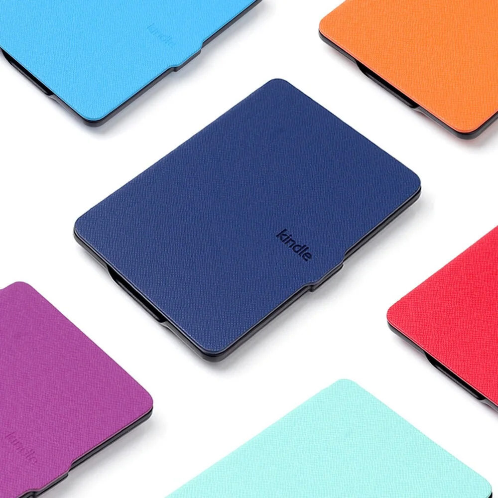 Чехол для funda Kindle Paperwhite 1, 2, 3, 6 дюймов, супертонкий чехол с функцией автоматического пробуждения/сна, смарт-чехол из искусственной кожи для Kindle Paperwhite 3 capa para