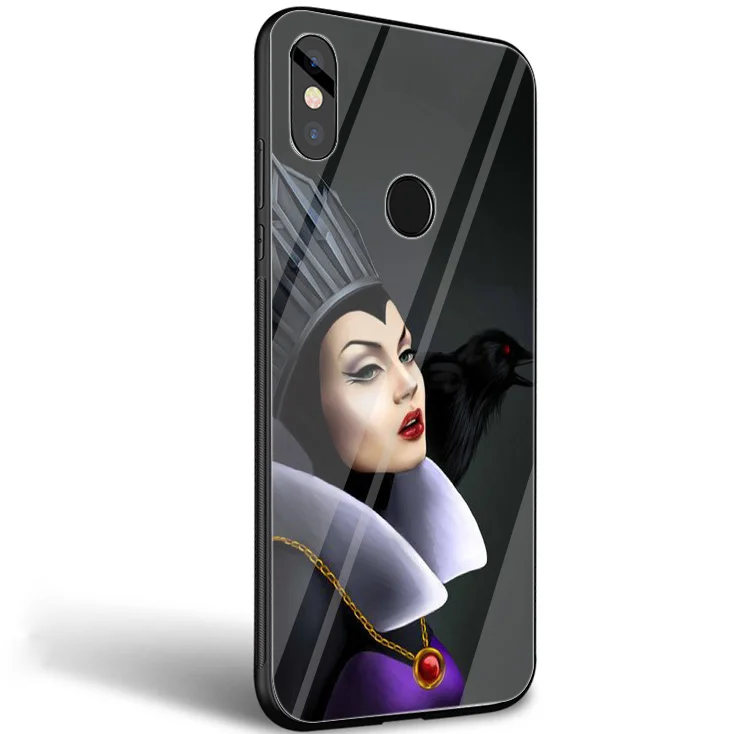 GerleeK стекло ТПУ Белоснежка ягода малефисент чехол для Xiaomi 8 Lite A1 9 pocophone F1 Redmi Note 5 6 7