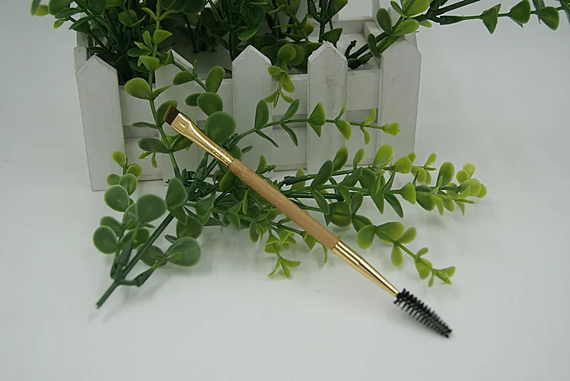 Двухсторонняя кисть для бровей серии Bamboo T расческа ресниц Кисть макияжа