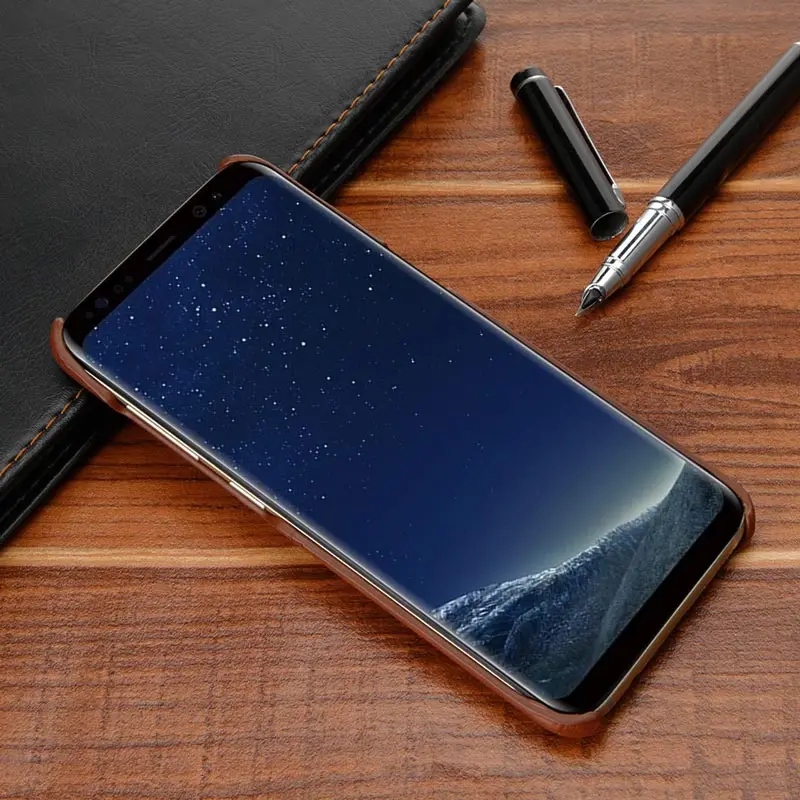 Suntaiho ретро PU кожаный чехол для Samsung S10 plus задняя крышка Galaxy + s10 S9 note 9 8 Слот карты |