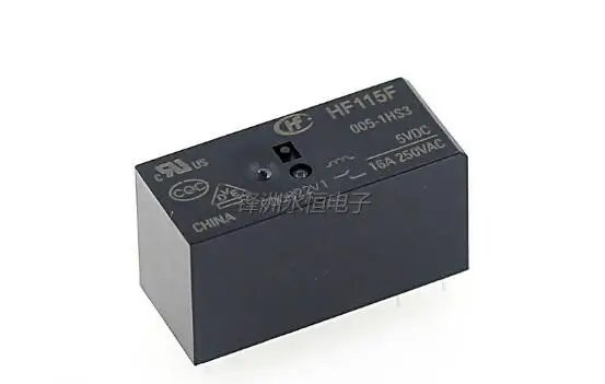 6 шт. HF реле HF-115F-005-1HS3 HF-115F-012-1HS3 250В 16А pin 5В/12В/24В DC чувствительное | Строительство и