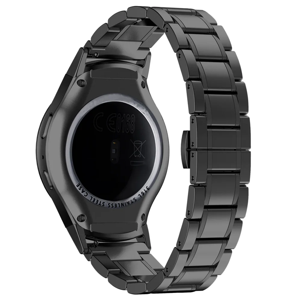 Браслет для смарт-часов Samsung Gear S2 R720 деловой металлический браслет из нержавеющей