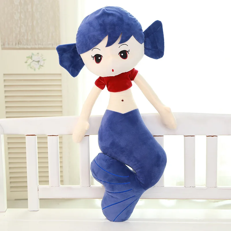 80 см Бесплатная доставка одна штука Милая Русалочка детские плюшевые игрушки PP