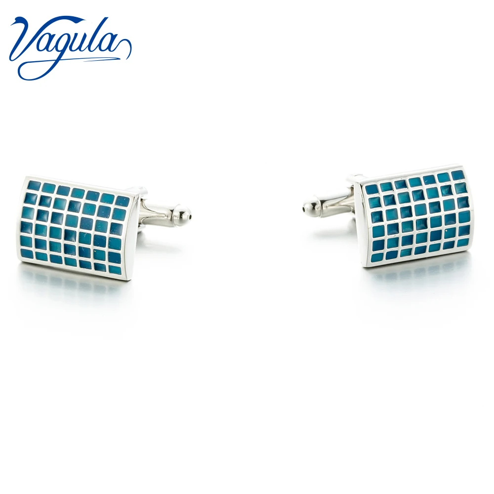 VAGULA Enamel Cufflinks Bonito Gemelos Top Luxury Brand gift Suit Shirt Buttons Cufflings Men Jewelry Cuff links 386 | Украшения и