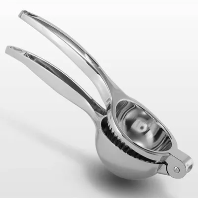 Silver Large Ручная соковыжималка для цитрусовых, ручная соковыжималка для лимона, соковыжималка для фруктов, пресс-машина для цитрусовых, кухонные аксессуары из нержавеющей стали для дома - Цвет: Silver Large