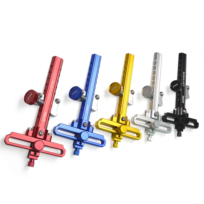 

1Pc Archery Compound Bow Sight Adjustable Aluminum Alloy Bow Sights Bracket For Outdoor Hunting Shooting Training Accessories
