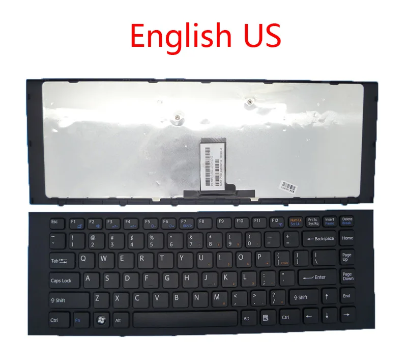 Ноутбук RU США клавиатура для SONY VAIO VPC EG VPCEG 9Z.N7ASW.101 148970211 148969711 Английский Русский