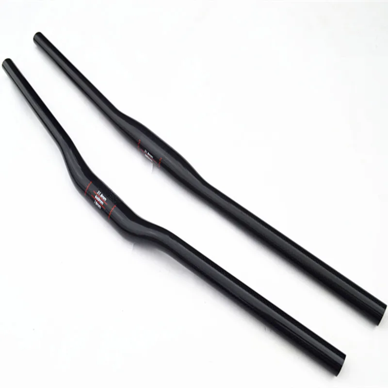 

no logo full carbon fiber mountian bike handlebar bike accessories riser bar flat bar bicycle parts 3k finish 31.8*720/740/760mm