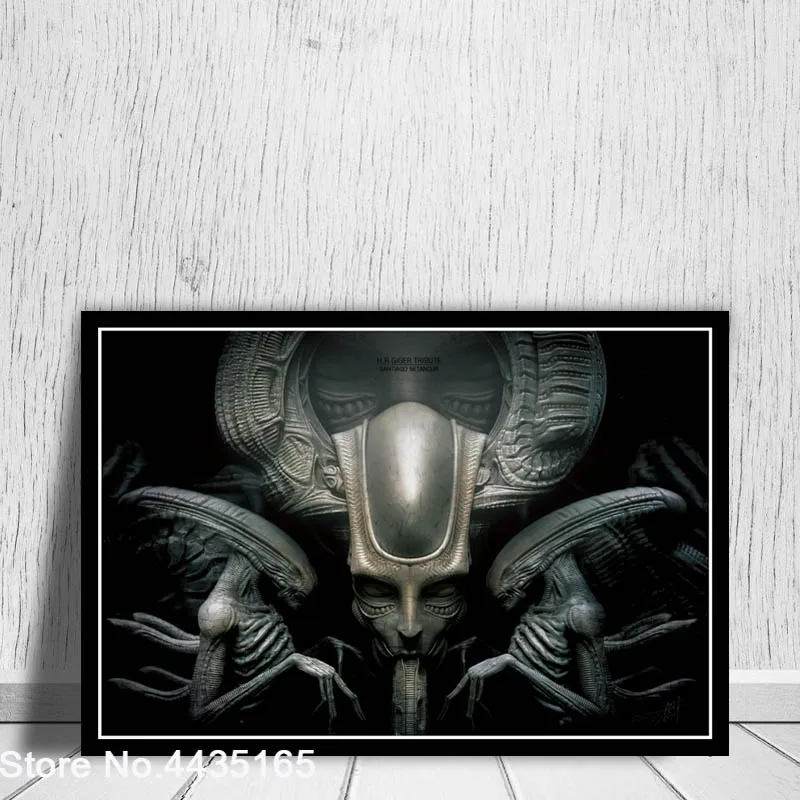 Hr Giger Li II постер Alien Dark Evil абстрактные постеры и принты Картина на холсте Настенная