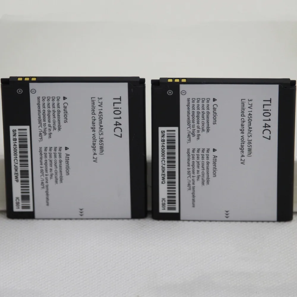 Внутренняя батарея для телефона TLi014C7 20 шт./лот 1450 мАч Alcatel One Touch Pixi First 4024D 4 0 дюйма