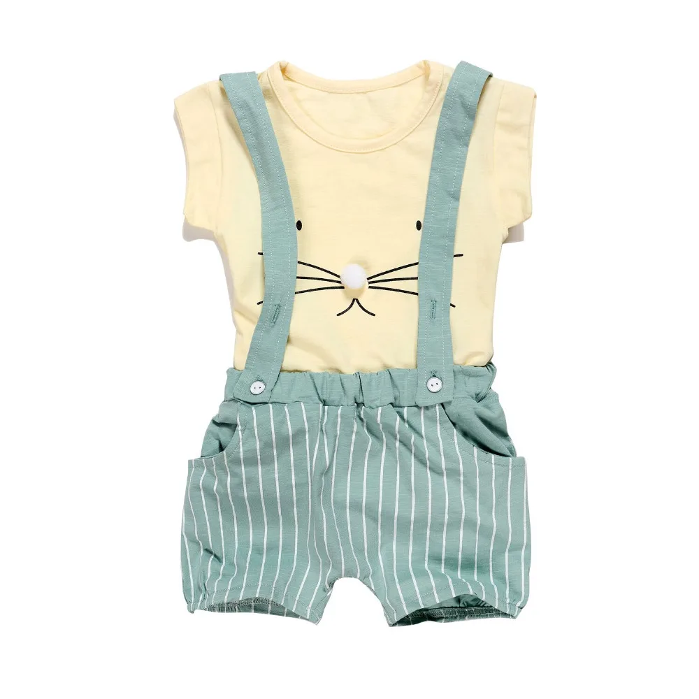 Комплект детской одежды из 2 предметов футболки и шорты одежда для маленьких