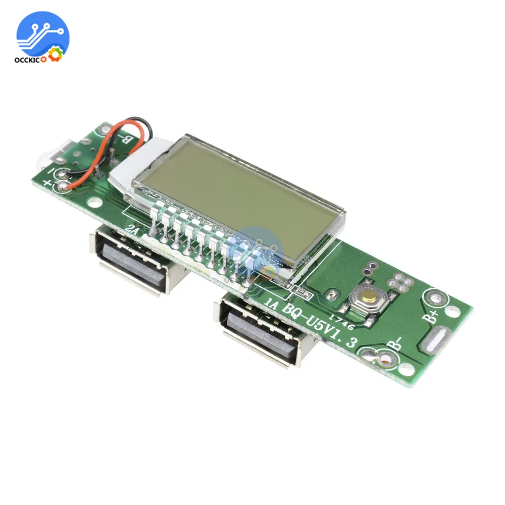 BMS 18650 Литий Батарея Зарядное устройство доска для рисования 5V 2.1A 1A 2A Мощность