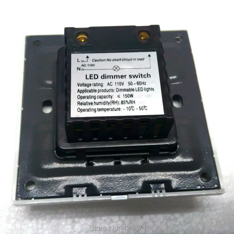 150 Вт 240 в Triac настенный диммер для диммируемого светодиодного освещения s 180