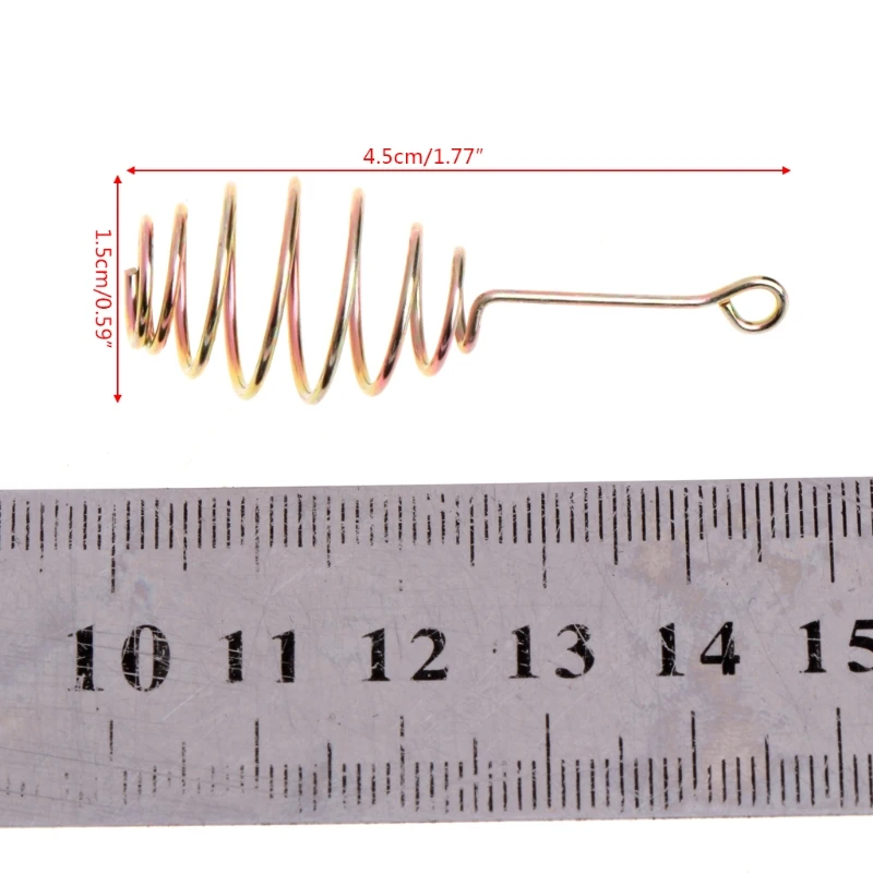 10 шт./компл. рыболовная приманка пружинная встроенные подвесные снасти из