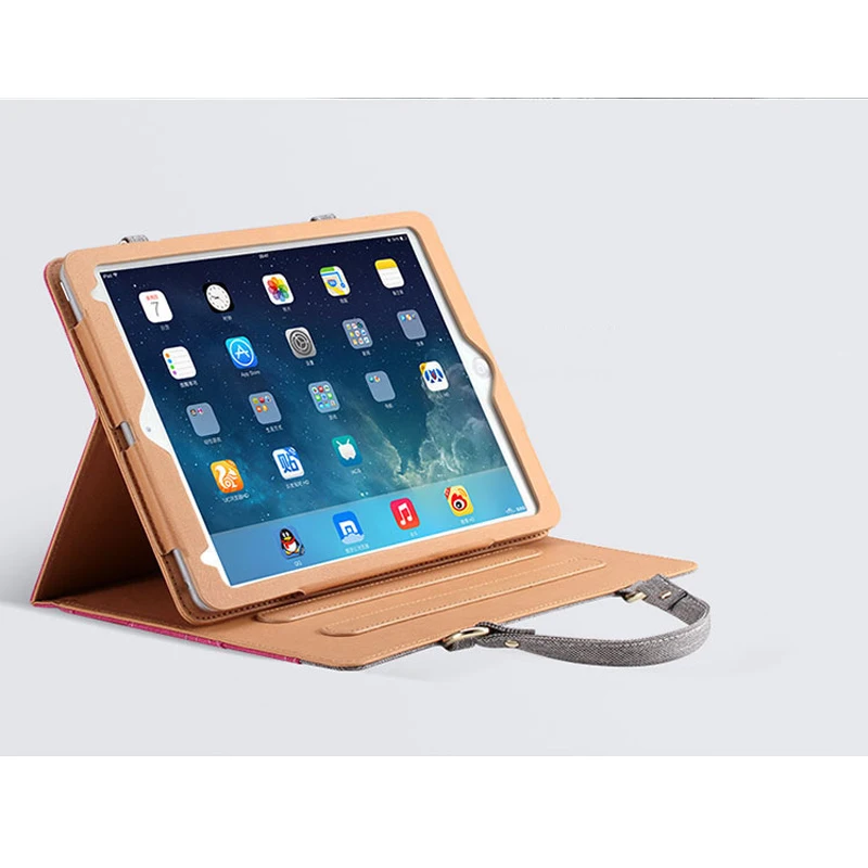 LoliHippo лоскутный нейлоновый чехол для планшета с цепочка ручки iPad 7 9 дюймов Mini 1 2 3 4