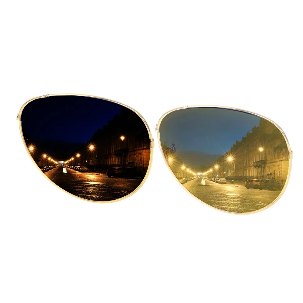 

FORAUTO Anti-glare Car Drivers Night Vision Goggles Driving Glasses Copper Alloy Sunglasses Auto Accessories
