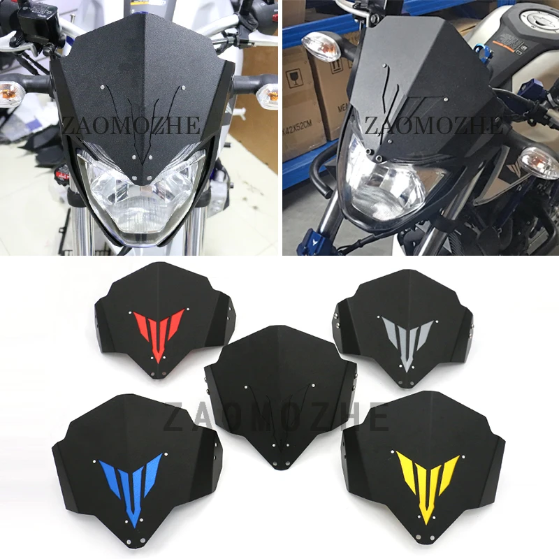 

Мотоциклетные аксессуары, алюминиевое ветровое стекло на Мотоцикл CNC для Yamaha MT03 MT-03 2015 2016 2017
