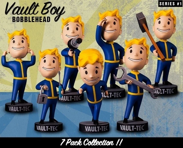 Набор из 7 головок для игр flout 4 Vest Boy Bobbleheads ПВХ экшн фигурки игрушки 13 см|Игровые и