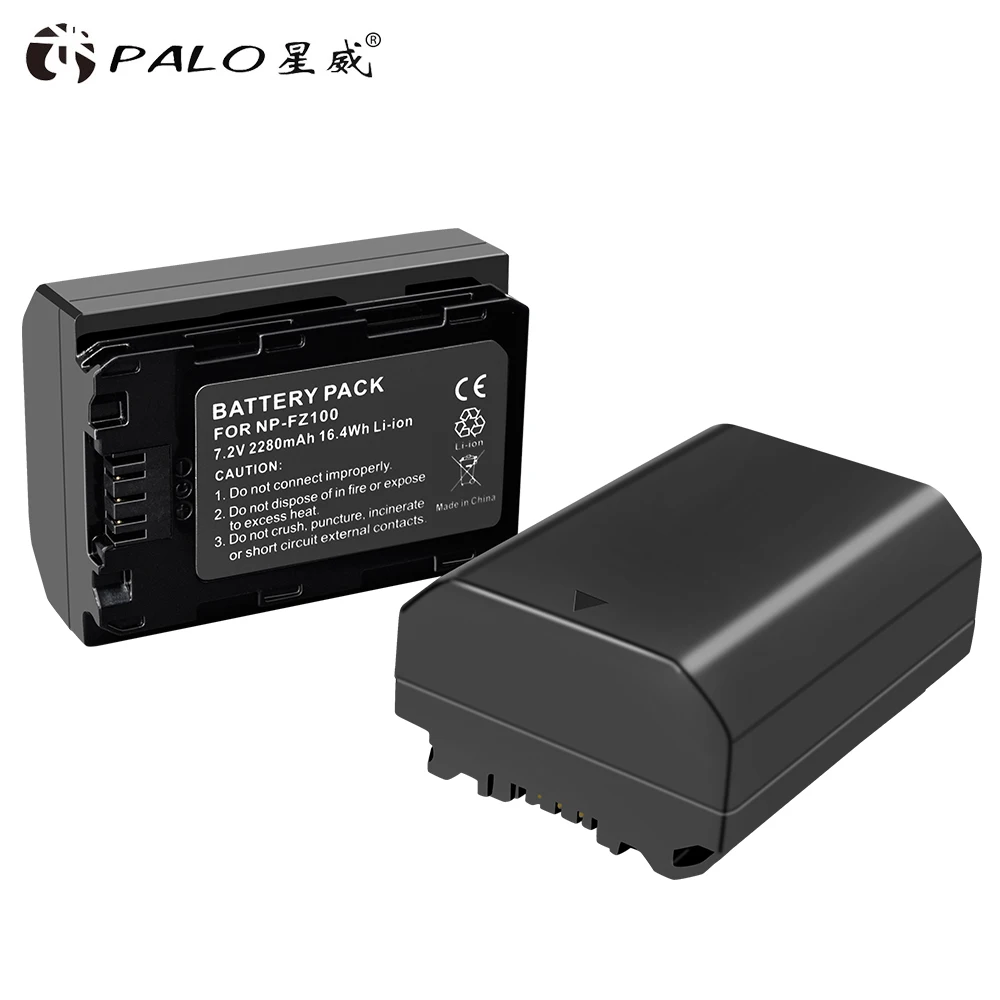 PALO 2280mAh NP-FZ100 аккумулятор NP FZ100 для камеры sony NP-FZ100, BC-QZ1 Alpha 9, A7RIII, ILCE-7RM3, A9, sony A9R sony Alpha 9S