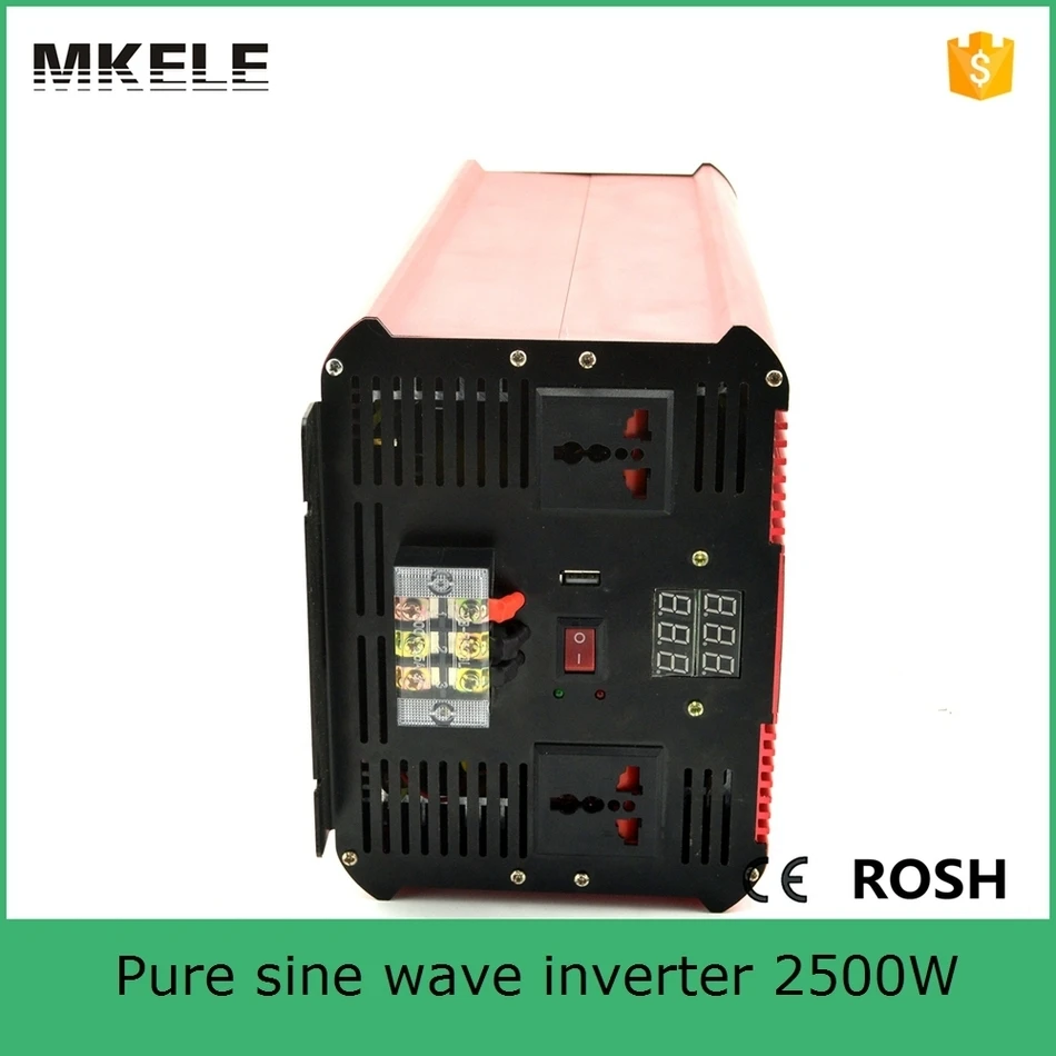 MKP2500-121R чистая Синусоидальная волна универсальное использование 12vdc 120vac 2500 ватт