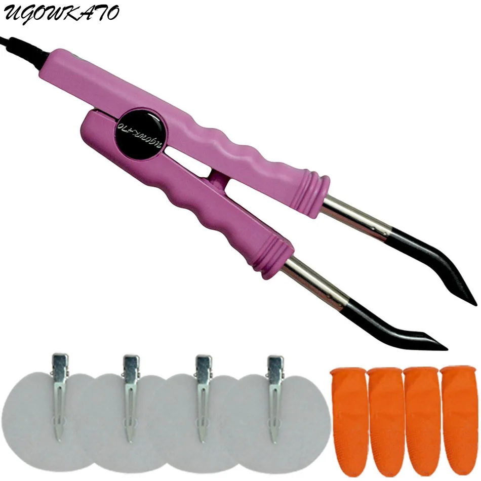 Новый флейт пластина для наращивания волос Fusion Железный инструмент ЕС вилка