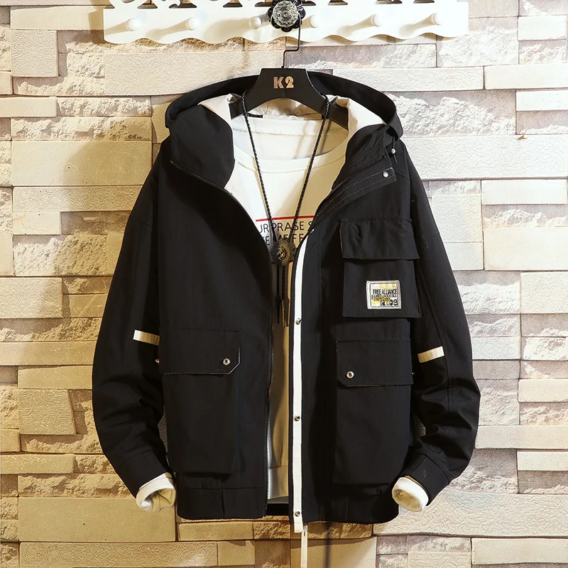 Мужская куртка весенняя и осенняя новая Корейская версия тренд красивая