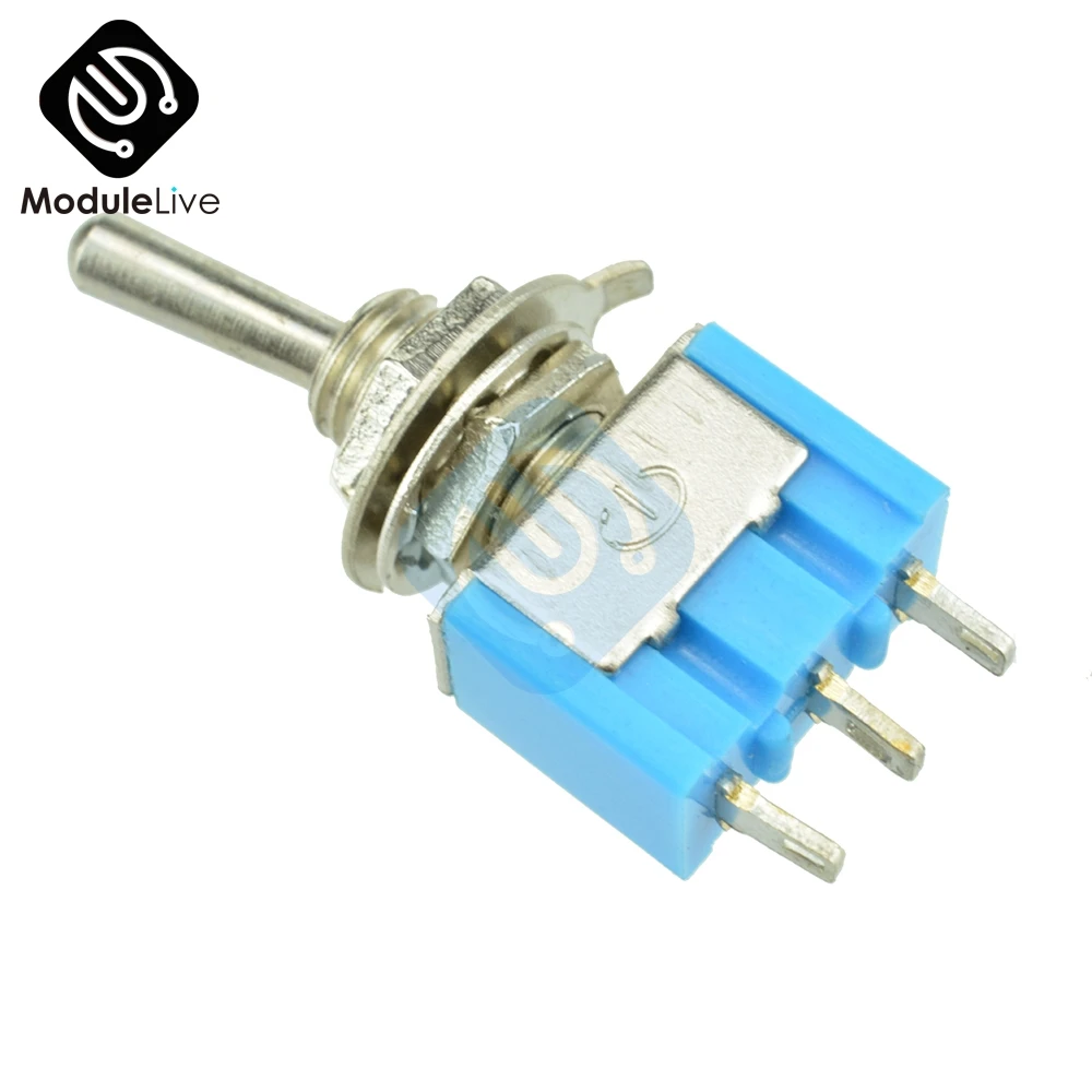 5 шт. DIY Mini 6A SPDT 3A 250V AC 125V MTS 102 3 Pin 2 позиционный вкл ВКЛ модуль выключателя Practic P DIP