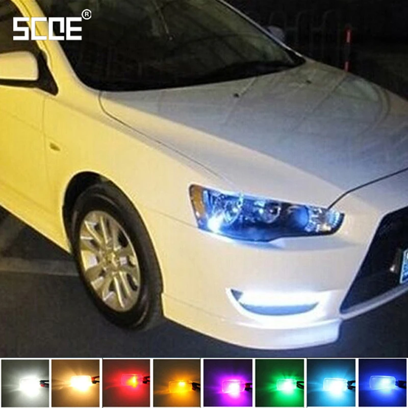 Автомобильный Стайлинг SCOE 2x6SMD DC12V светодиодный передний парковосветильник онарь