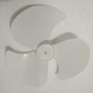 stocked 12 inches white plastic table fan parts fan blade 0.8cm