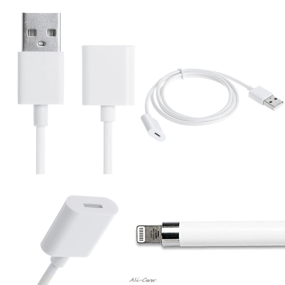 1 м USB адаптер для зарядки шнур зарядного устройства Apple iPad Pro Pencil iPencil|Кабели