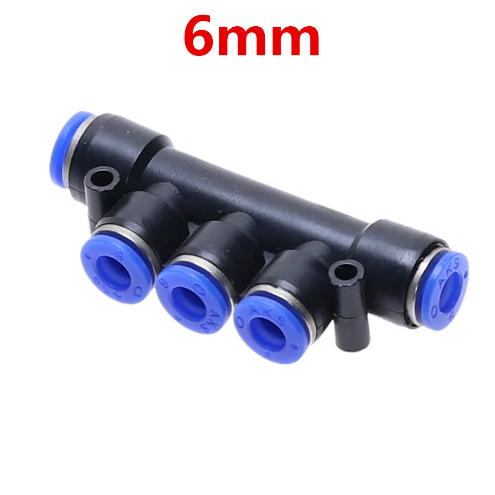 PK 4681012mm Пневматический распределительный щит на 5 разъем на обратной стороне обеспечивает удобство для пневматического соединения пуш-ап в подходит для Ipad Air/водяная трубка - Цвет: 6MM