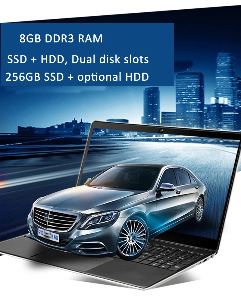 GMOLO 8 ГБ ОЗУ 256 ГБ SSD+ 1 ТБ 15,6 дюймов 1920*1080 usb Intel Pentium четырехъядерный игровой ноутбук компьютер