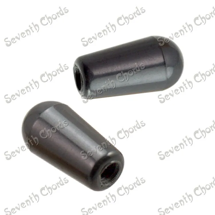Black x 20 Pcs 20 шт.(M3.5) пластиковая застежка переключатели ручки/колпачок/наконечник для электрогитары(внутренняя резьба 3,5 мм) 10 цветов на выбор - Цвет: Black x 20 Pcs
