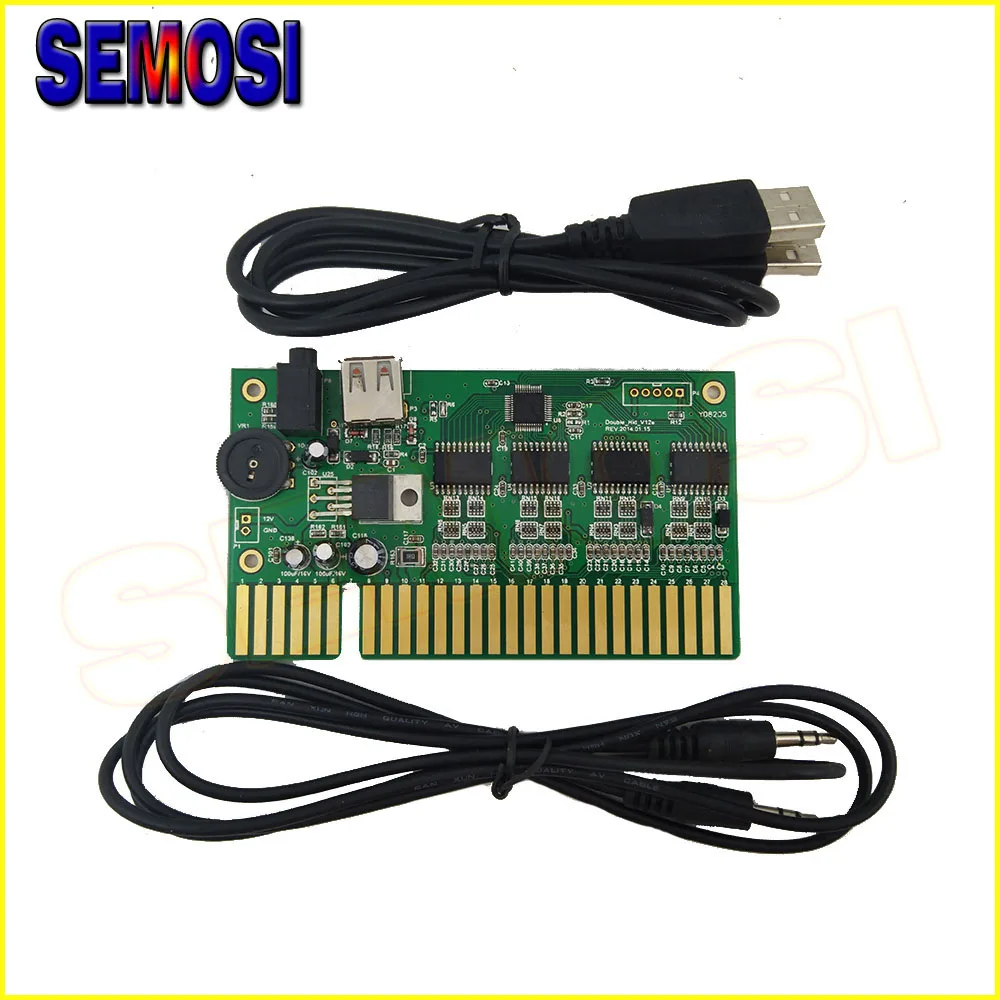 USB к JAMMA преобразователь платы с интерфейсом на 2 Acade ПК Джойстик кнопка|usb to jamma|jamma