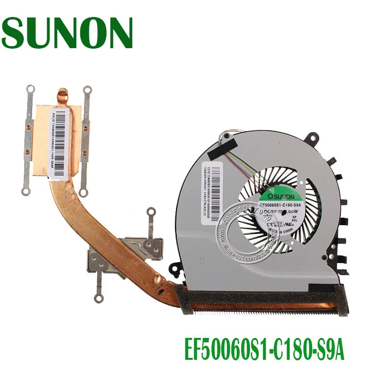 Новый вентилятор охлаждения радиатора для ASUS Vivobook Q551LNB 3HBK2TMJN10 13NB0691AM0701 1562 0116|cooling