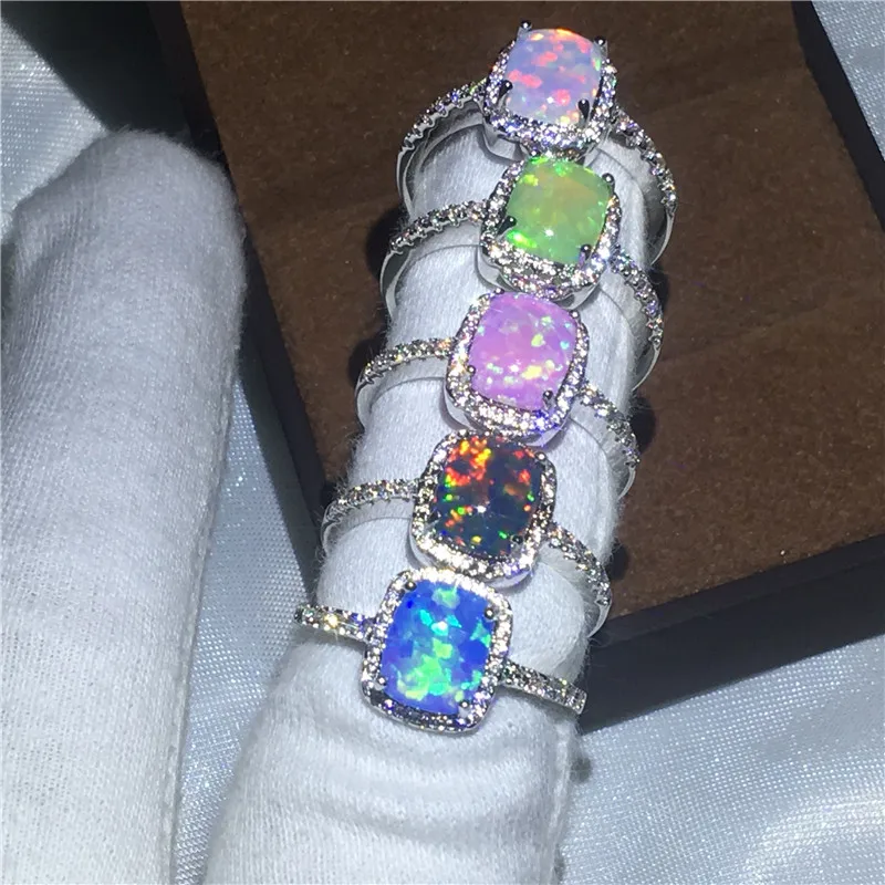 Fashion Anniversary ring Birthstone AAAAA cz Engagement Wedding Band Rings for women men White Gold Filled Party Finger Jewelry | Украшения