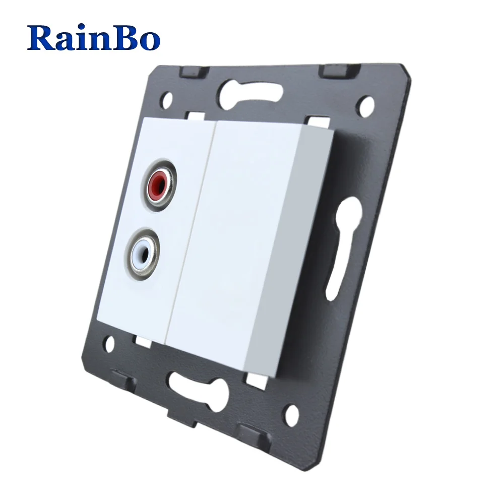 RainBo пластик-материалы DIY-аксессуар функция-ключ для-аудио-розетка стандарт