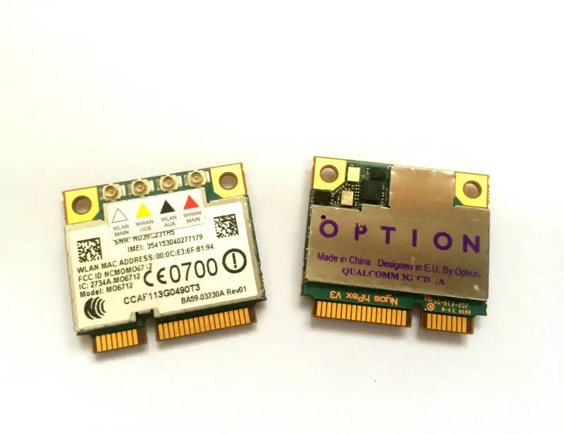 Опция GTM671W MO6712 Mini PCI E 3g wifi беспроводной модем карта HSDPA gps 2 в 1 модемы|gps modem|3g wireless